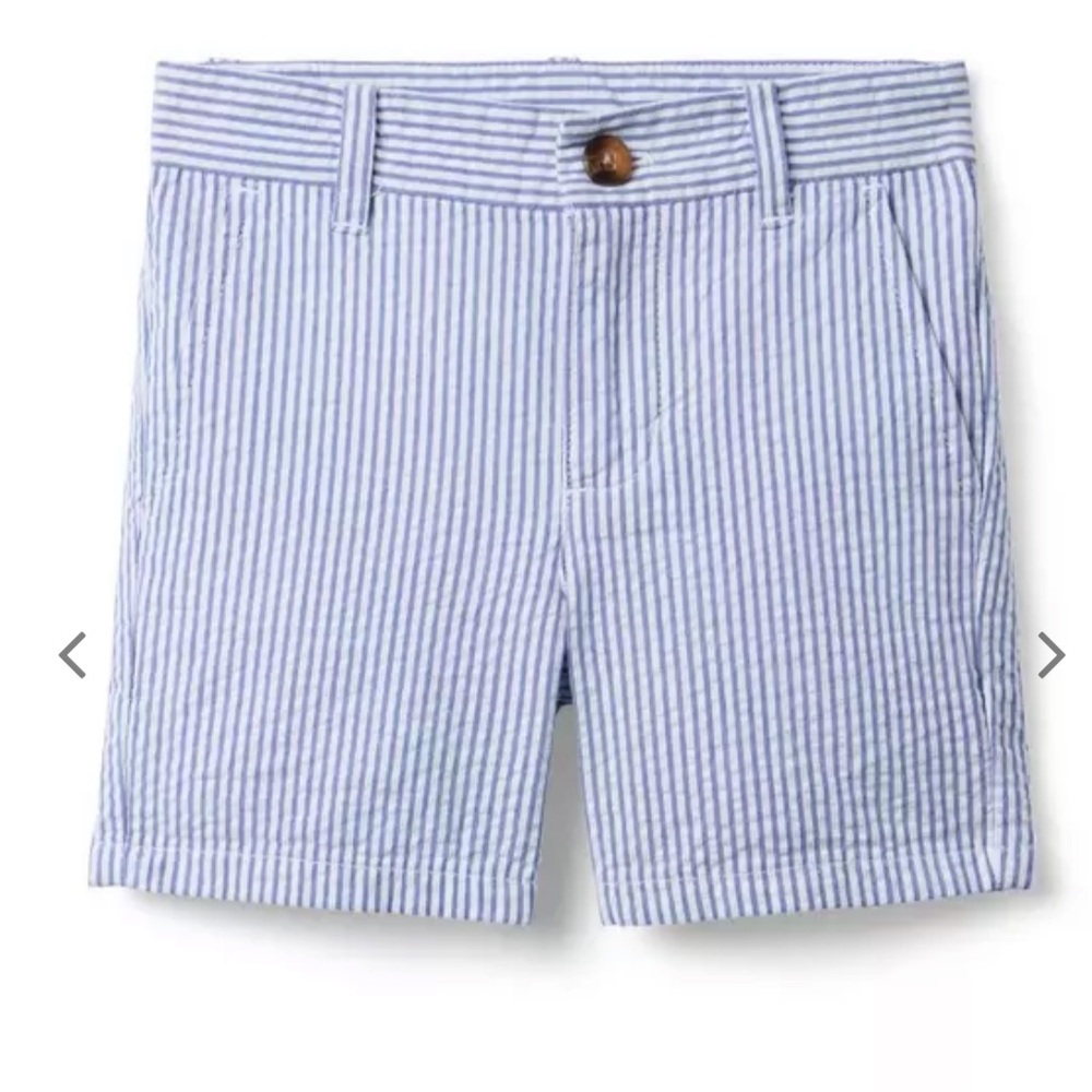 Janie and Jack boys seersucker shorts